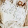 Botanical Wedding Invitation Suite Templates | Wild Flower Wedding Set | Elegant Wedding Botanical Wedding Invitation Envelope Liner A7