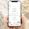 Wildflower Wedding Template BUNDLE | 50+ Templates Editable Floral Invitation Suite Wildflower Save The Date Template With Photo D023