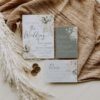 Boho Greenery Wedding Template Bundle | 50+ Templates Editable Sage Green Invitation Suite Boho Greenery Wedding Invitation Set | Pampas Rustic Wedding Template