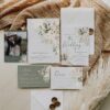 Boho Greenery Wedding Invitation Set | Pampas Rustic Wedding Template Boho Greenery Wedding Invitation Set | Pampas Rustic Wedding Template