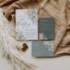 Sage Green Rustic Wedding Invitation Card | Greenery Wedding Invite Set
