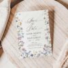 Wildflower Save The Date Printable Card D026