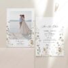 Boho Wildflower Save the Date Wedding Template | Printable Wedding Save Our Date Boho Wildflower Save the Date Wedding Template D028