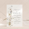 Elegant Wildflower Wedding Invitation Card | Floral Wedding Template Elegant Wildflower Wedding Invitation Card | Floral Wedding Template