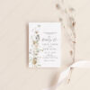 Elegant Wildflower Wedding Invitation Card | Floral Wedding Template Elegant Wildflower Wedding Invitation Card | Floral Wedding Template