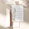 Elegant Wildflower Wedding Invitation Card | Floral Wedding Template Elegant Wildflower Wedding Invitation Card | Floral Wedding Template
