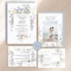 Wildflower Wedding Invitation Set Printable | Boho Floral Wedding Template