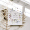Wildflower Wedding Invitation Card | Botanical Wedding Template Wildflower Wedding Invitation Card | Botanical Wedding Template