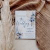 Blue Boho Wedding Invitations Suite Template | Pampas Grass Invite Blue Boho Wedding Invitations Suite Template | Pampas Grass Invite