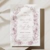 Monogram Save The Date Template D031-2A