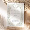Vintage Wildflower Wedding Save The Date Template D033
