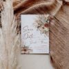 Boho Save the Date Wedding Invitation Template D035