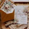Rustic Terracotta Wedding Invitation Suite | Boho Rust Wedding Templates Rustic Terracotta Wedding Invitation Suite | Boho Rust Wedding Templates
