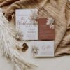 Rustic Terracotta Wedding Invitation Suite | Boho Rust Wedding Templates Rustic Terracotta Wedding Invitation Suite | Boho Rust Wedding Templates