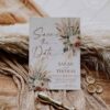 Rust Boho Save The Date Template Printable D036