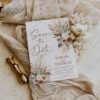 Rust Boho Save The Date Template Printable D036