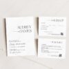 Minimalist Wedding Invitation Template | Wedding Invitations Set QR Code Minimalist Wedding Invitation Template | Wedding Invitations Set QR Code