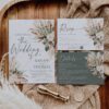Boho Sage Green Wedding Invitations Templates | Greenery Wedding Suite Boho Sage Green Wedding Invitations Templates | Greenery Wedding Suite