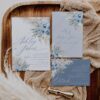 Dusty Blue Wedding Invitation Template | Boho Pampas Grass Wedding Set Dusty Blue Wedding Invitation Template | Boho Pampas Grass Wedding Set