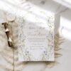 Wild Flower Wedding Invitation Card | Printable Wedding Set Template