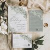 Sage Green Wedding Invitations Card Template | Wedding Invite Template | Rustic Greenery Eucalyptus Sage Green Wedding Invitations Card Template | Wedding Invite Template | Rustic Greenery Eucalyptus