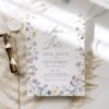 Meadow Wildflower Wedding Invitation Card | Boho Floral Wedding Templates