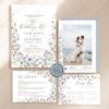Meadow Wildflower Wedding Invitation Card | Boho Floral Wedding Templates