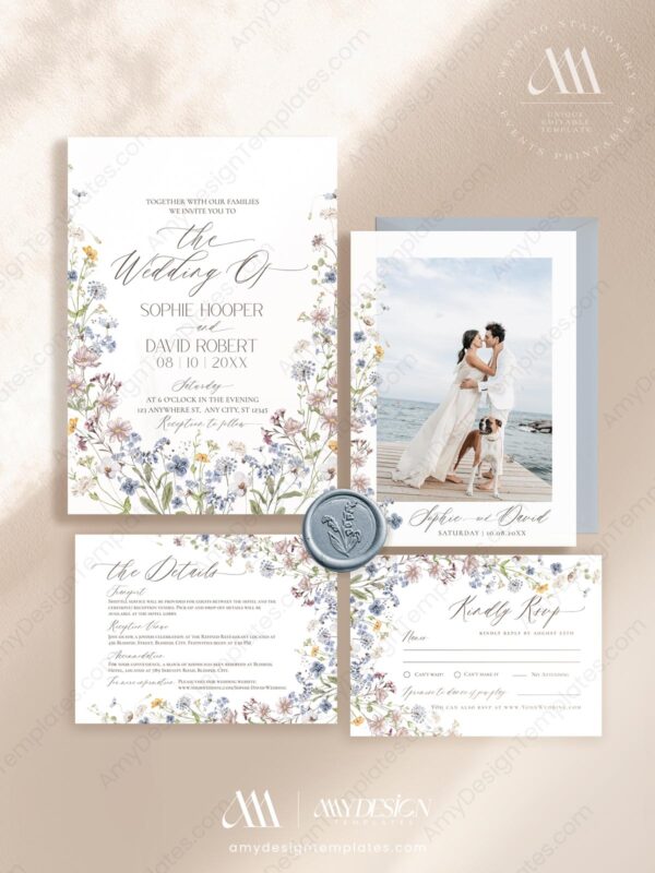 6+ Rustic Botanical Wedding Invitations: Rooted in Romance A Gallery of Rustic Botanical Wedding Invitations E048