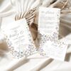 Meadow Wildflower Wedding Invitation Card | Boho Floral Wedding Templates