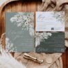 Rustic Greenery Wedding Invitation Card | Sage Green Wedding Set Rustic Greenery Wedding Invitation Card | Sage Green Wedding Set