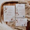 Boho Rustic Wedding Invitations Card Printable | Fall Wedding Invite Template Boho Rustic Wedding Invitations Card Printable | Fall Wedding Invite Template