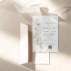 Elegant Wedding Invitation Set Template | Wildflower Wedding Invite Card