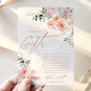 Pink Floral Wedding Invite Set | Boho Dusty Pink Wedding Suite Template | Dusty Rose Eucalyptus Pink Floral Wedding Invite Set | Boho Dusty Pink Wedding Suite Template | Dusty Rose Eucalyptus