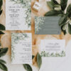 Greenery Rustic Wedding Invitation Template | Sage Green Wedding Suite | Eucalyptus Invite Greenery Rustic Wedding Invitation Template | Sage Green Wedding Suite | Eucalyptus Invite