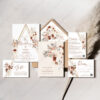 Boho Terracotta Wedding Invitation Suite | Fall Wedding Set Printable Boho Terracotta Wedding Invitation Suite | Fall Wedding Set Printable
