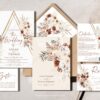 Boho Terracotta Wedding Invitation Suite | Fall Wedding Set Printable Boho Terracotta Wedding Invitation Suite | Fall Wedding Set Printable