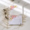 Spring Floral Wedding Invitation Template | Bright Flirty Floral Wedding Spring Floral Wedding Invitation Template | Bright Flirty Floral Wedding
