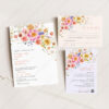 Spring Floral Wedding Invitation Template | Bright Flirty Floral Wedding Spring Floral Wedding Invitation Template | Bright Flirty Floral Wedding