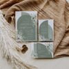 Sage Green Boho Arch Wedding Invitation Card Template Printable | Greenery Wedding Invites Set Sage Green Boho Arch Wedding Invitation Card Template Printable | Greenery Wedding Invites Set