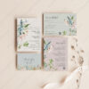 Floral Wedding Invitation Templates Set | Spring Floral Garden Wedding Suite Floral Wedding Invitation Templates Set | Spring Floral Garden Wedding Suite