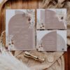 Boho Arched Wedding Invitation Template Suite | Terracotta Wedding Card