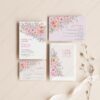 Colorful Flowers Wedding Invitation Template | Floral Wedding Invite Card