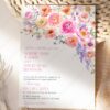Bright Colorful Flowers Wedding Invitation | Spring Summer Floral Wedding Invites Bright Colorful Flowers Wedding Invitation | Spring Summer Floral Wedding Invites