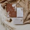 Bohemian Pampas Wedding Invitation | Terracotta Wedding Invite Template Bohemian Pampas Wedding Invitation | Terracotta Wedding Invite Template