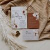 Bohemian Terracotta Wedding Invitation | Fall Wedding Template Set Bohemian Terracotta Wedding Invitation | Fall Wedding Template Set