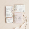 E104 Meadow Wedding Invitation Templates Watercolor amydesigntemplates 4