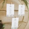 Wildflower Signage Template Bundle Printable | Reception Sign Wedding D002 Modern Seating Chart Card Template Amy Design 1