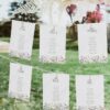 Wildflower Signage Template Bundle Printable | Reception Sign Wedding D002 Modern Seating Chart Card Template Amy Design 2