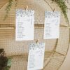 Editable Blue Wildflower Wedding Signs Template | Bundle Wedding Signage D005 Blue Seating Chart Cards Wedding Template Amy Design 1