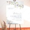 D006 Welcome Sign Wildflower Wedding Amy Design Templates 5